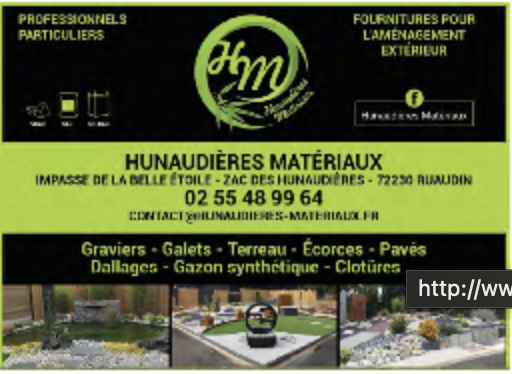 Logo hunaudière matériaux
